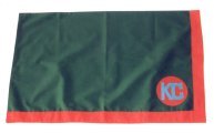 saddle green towel